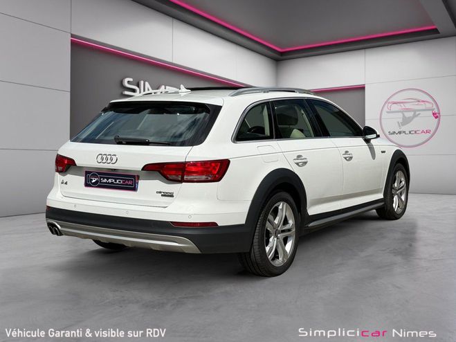 Audi A4 Allroad B9 3.0 V6 TDI 272 DESIGN LUXE QUATTRO TI Blanc de 2017