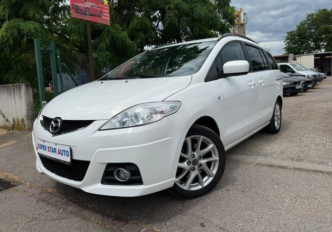 Mazda 5 2.0 essence active 145 ch -7 places-2009 Blanc de 2009