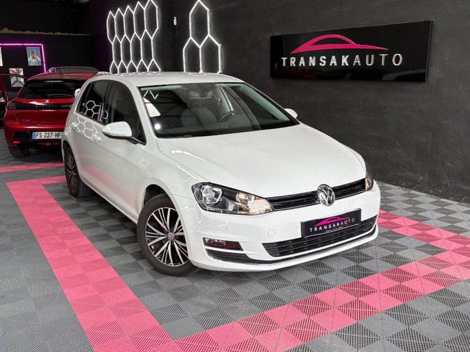 Volkswagen Golf 7 1.6 TDi 110 ch ALLSTAR ~ CAMERA DE REC Blanc Blanc de 2016