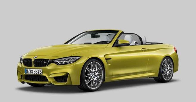 BMW M4 CABRIO 3.0 COMPETITION DKG DRIVELOGIC Jaune M�tallis� de 