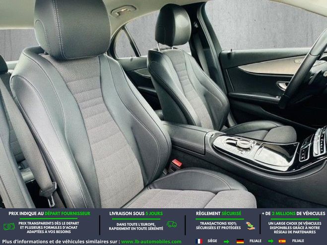 Mercedes Classe E 200 CDI BVA Noir M�tallique de 2018