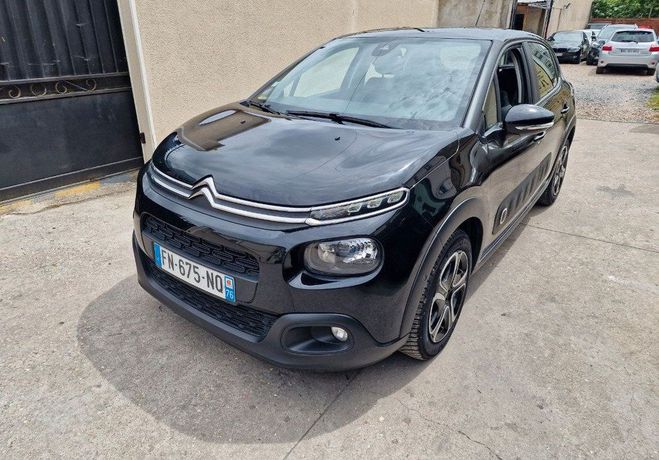Citroen C3 essence 110ch boite automatique s&s shin Noir de 2020
