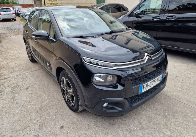 Citroen C3 essence 110ch boite automatique s&s shin Noir de 2020
