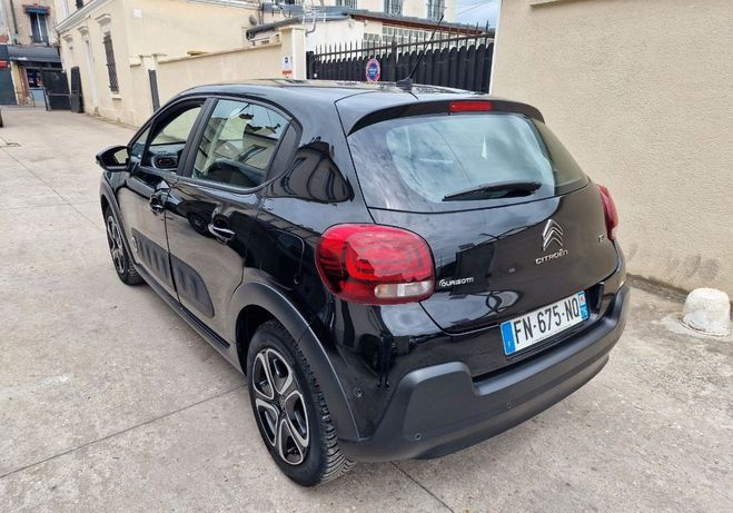 Citroen C3 essence 110ch boite automatique s&s shin Noir de 2020