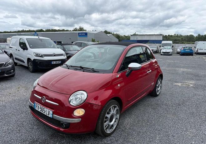Fiat 500 CABRIO 1.4 100 chu 16V POP Bordeaux de 2010