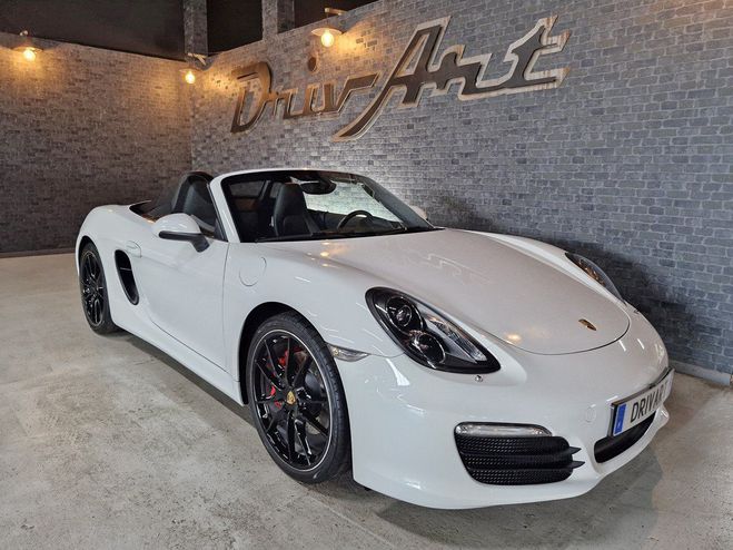 Porsche Boxster 981 S 3.4L 315ch PDK blanc carrara de 2014