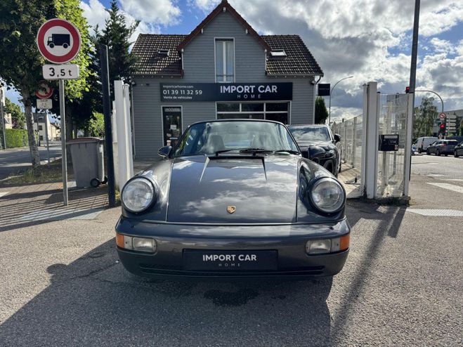 Porsche 911 3.6i - manuelle - TYPE 964 COUPE Carrera GRIS FONCE de 1989