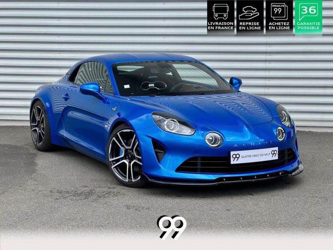 Alpine Renault A110 PREMIERE EDITION SIEGE SPORT SYSTEME FOC BLEU de 2018