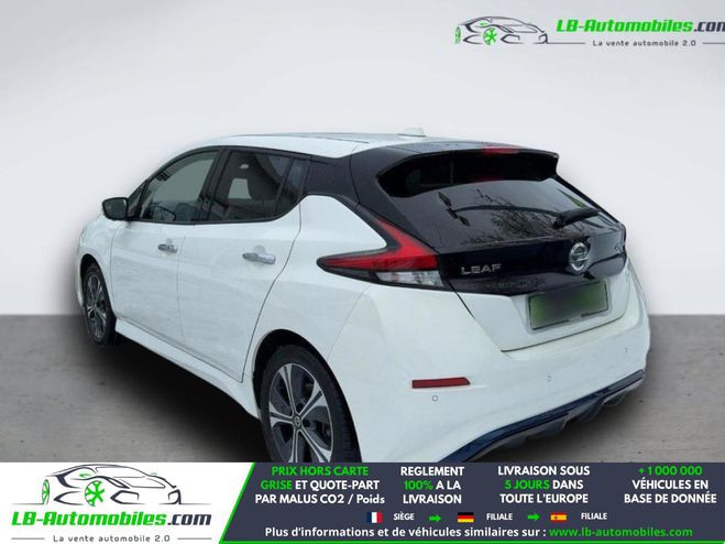 Nissan Leaf Electrique 62kWh 217 ch BVA Blanc de 2021