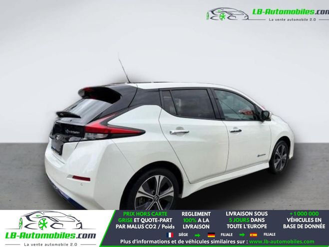 Nissan Leaf Electrique 62kWh 217 ch BVA Blanc M�tallique de 2020