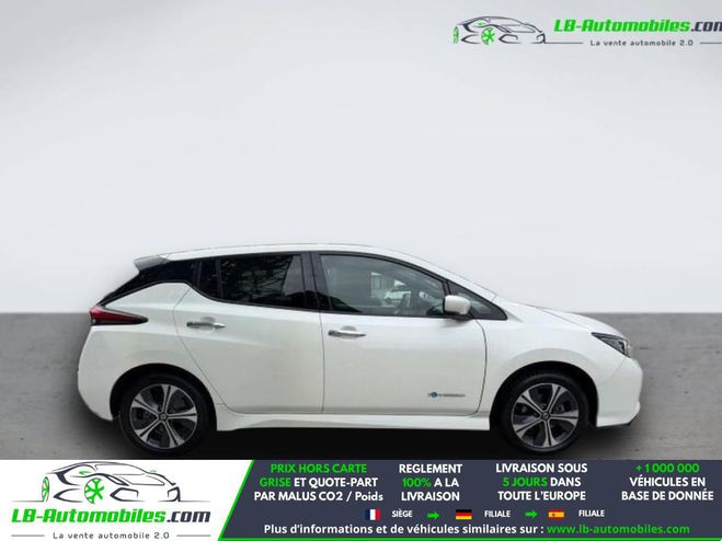 Nissan Leaf Electrique 62kWh 217 ch BVA Blanc M�tallique de 2020