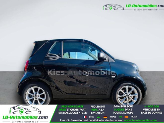 Smart Fortwo 0.9 90 ch  BVA Noir M�tallique de 2018