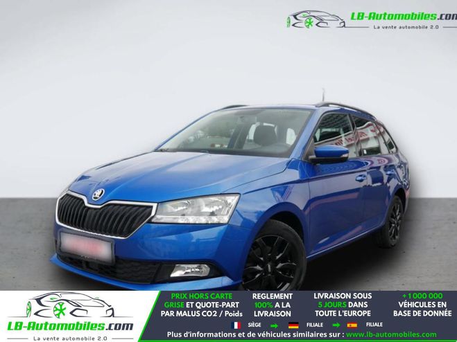 Skoda Fabia 1.0 MPI 75 ch BVM Bleu M�tallique de 2019