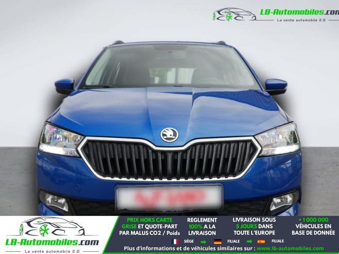 Skoda Fabia 1.0 MPI 75 ch BVM Bleu M�tallique de 2019