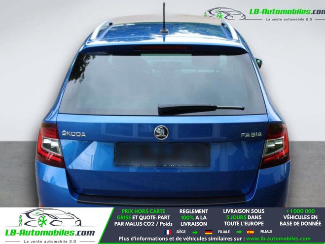 Skoda Fabia 1.0 TSI 110 ch BVA Bleu M�tallique de 2019