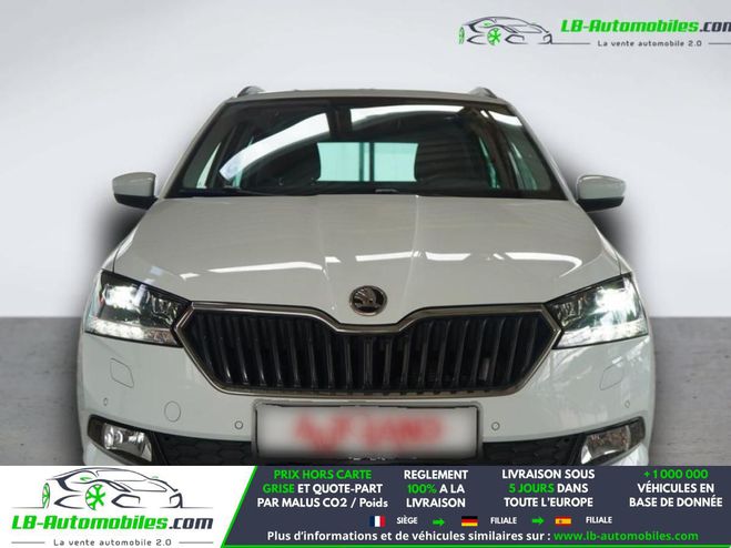 Skoda Fabia 1.0 MPI 75 ch BVM Blanc M�tallique de 2018