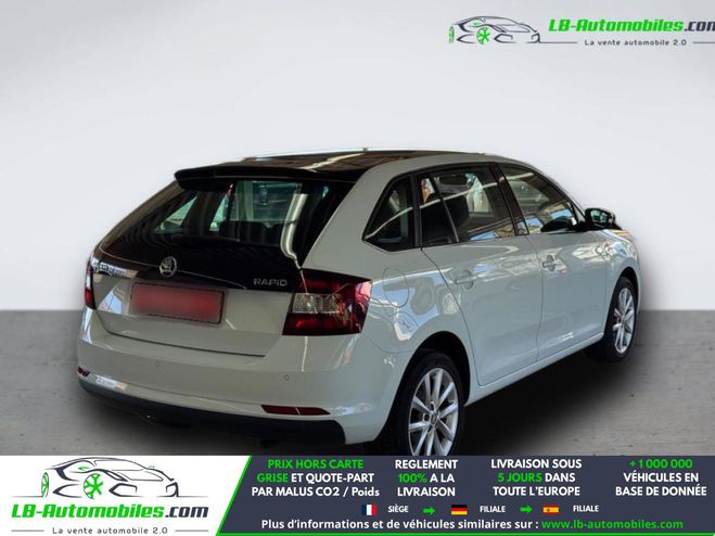 Skoda Rapid 1.0 TSI 110 ch BVA Blanc M�tallique de 2019