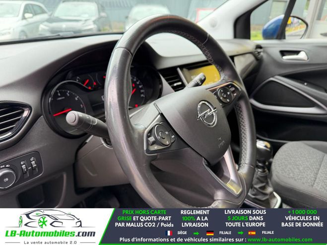 Opel Crossland X 1.2 Turbo 110 ch BVM Bleu de 2019