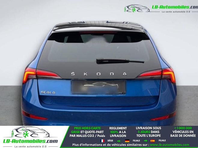 Skoda Scala 1.0 TSI 116 ch BVM Bleu M�tallique de 2019