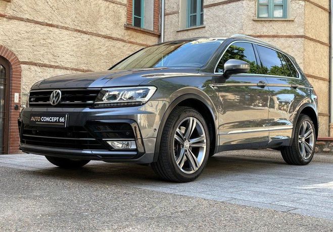 Volkswagen Tiguan R LINE 4 MOTION 2.0 TDI 240 ch Gris de 2017