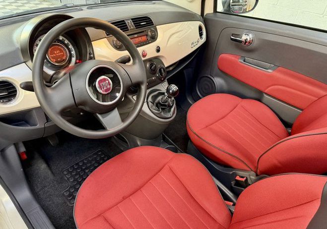 Fiat 500 C 1.2 8V 69CH POP Blanc de 2012