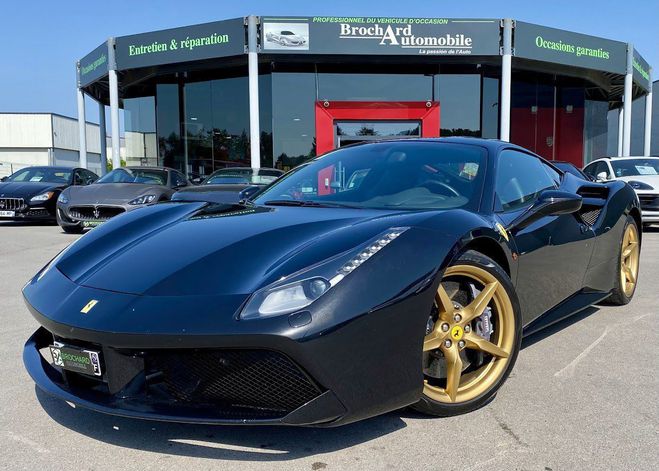 Ferrari 488 GTB / V8 3.9l 670 CH BVA 7 / Nero Dayton Noir de 2018