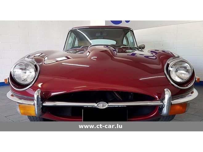Jaguar E Type Serie 2 - 4.2 - LITER 2 2 Rouge de 1970