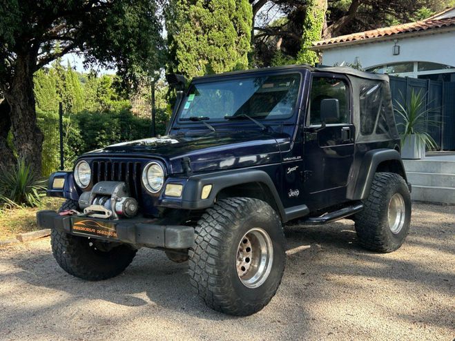 Jeep Wrangler BACHE 2.5i 115 Sport / ORIGINE FRANCE /  Bleu de 1999