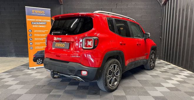 Jeep Renegade 1.6 MULTIJET 120 LIMITED 2WD BVA START-S Rouge de 2018