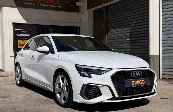 Audi A3 Sportback iv 35 tfsi 150 mhev s line tro Blanc de 2023
