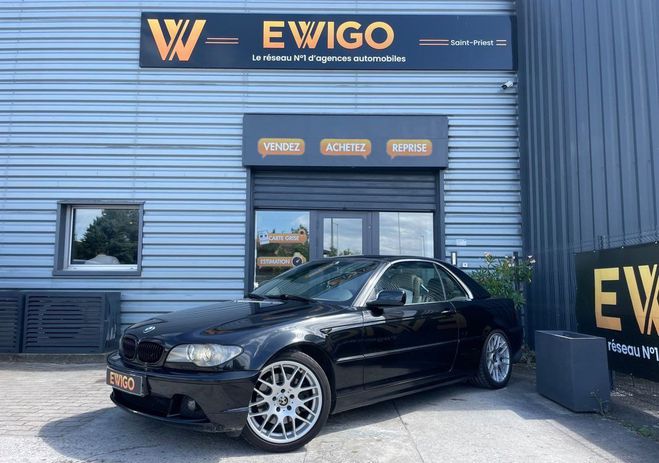 BMW Serie 3 E46 330CI CABRIOLET 231CH HARD-TOP H&K-  Noir de 2003
