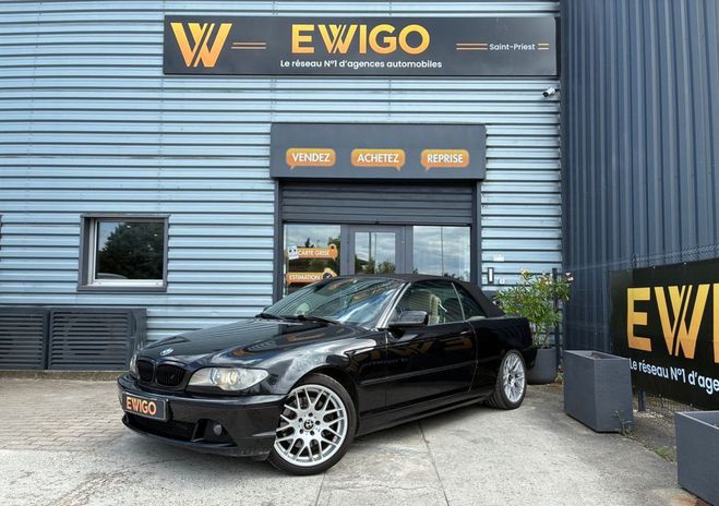 BMW Serie 3 E46 330CI CABRIOLET 231CH HARD-TOP H&K-  Noir de 2003