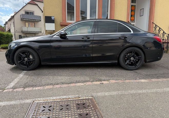 Mercedes Classe C 2.0 220 D 195 AMG LINE BVA ENTRETIEN FUL Noir de 2019