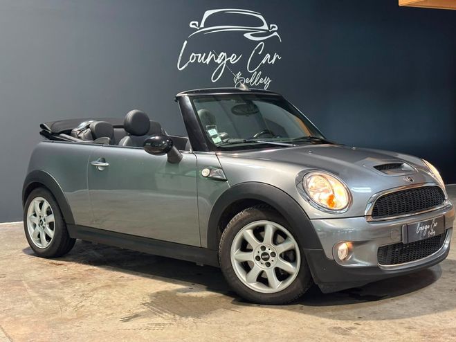 Mini Cooper S Cabriolet 1.6 THP 184CV - Cuir Punch C Gris Dark Silver de 2010
