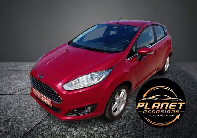 Ford Fiesta 1.6 TDCi 95 TITANIUM 102515KM 2015 Bordeaux de 2015