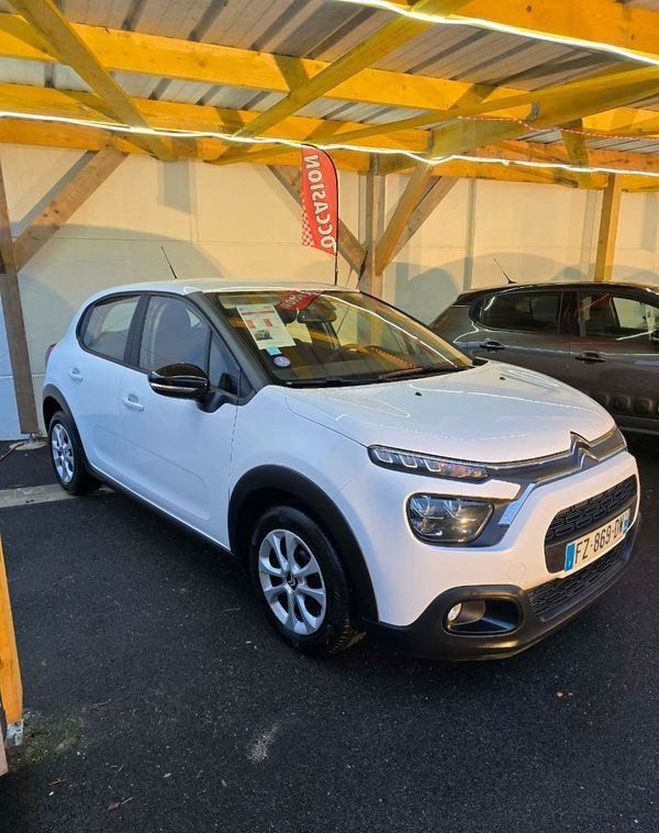 Citroen C3 SOCIETE PURE TECH 83 S&S BVM FEEL BUSINE Blanc de 2021