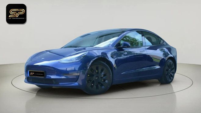 Tesla Model 3 Grande Autonomie 75 kWh * Faible Kilom�t Bleu de 2022