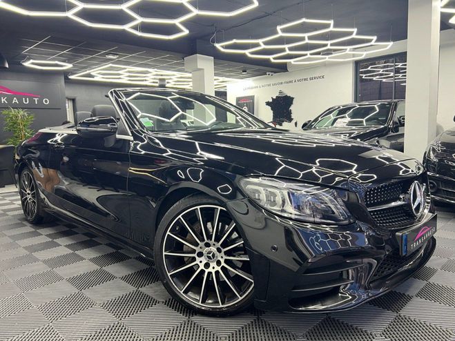 Mercedes Classe C CABRIOLET 220 d 9G-Tronic AMG Line Noir de 2022