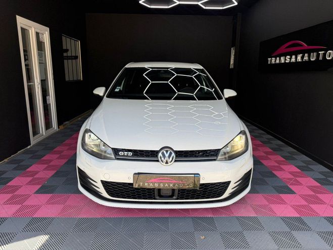 Volkswagen Golf 7 GTD 2L TDI 184CH DSG6 FRANCAISE / SUIV Blanc de 2013