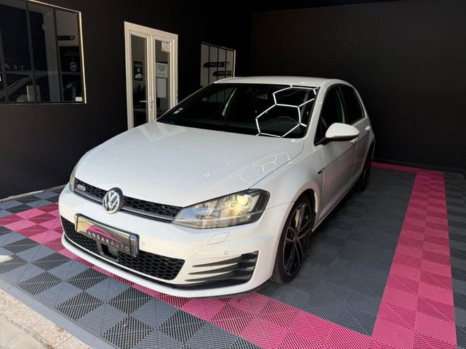 Volkswagen Golf 7 GTD 2L TDI 184CH DSG6 FRANCAISE / SUIV Blanc de 2013