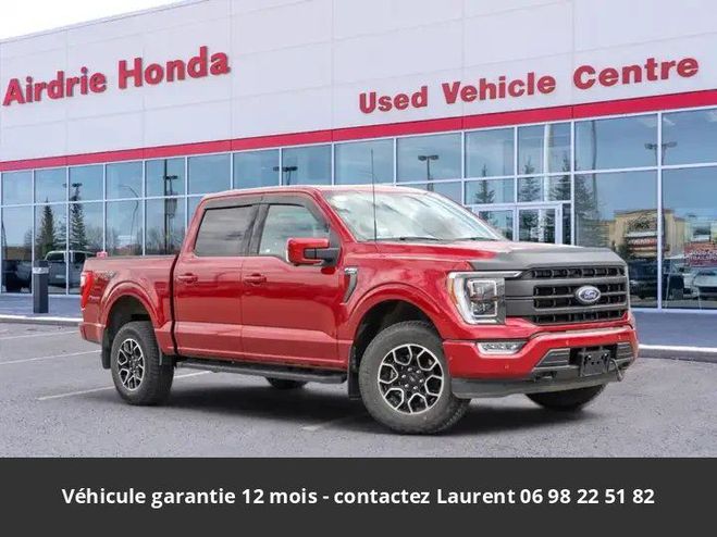 Ford F150 lariat ethanol 5.0l supercrew 4x4 tout c Rouge de 2022