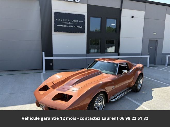 Chevrolet Corvette C3 1975 coupe 350 ci v8 165 hp l48 3 tur Orange de 1975