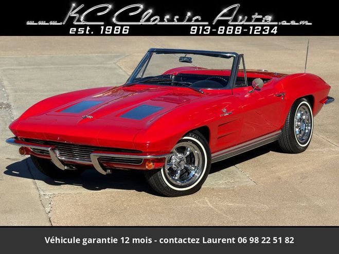 Chevrolet Corvette C2 1963 coupe 350 ci v8 360 hp l84 3 ou  Rouge de 1963