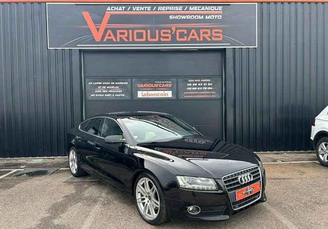 Audi A5 Sportback 2.7 V6 TDI 190 CH DPF S LINE Noir de 2010