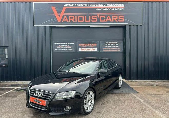 Audi A5 Sportback 2.7 V6 TDI 190 CH DPF S LINE Noir de 2010