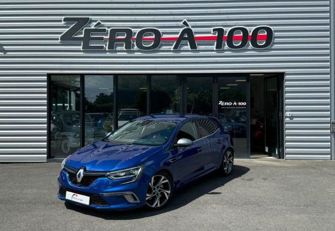 Renault Megane 4 gt Bleu de 2017