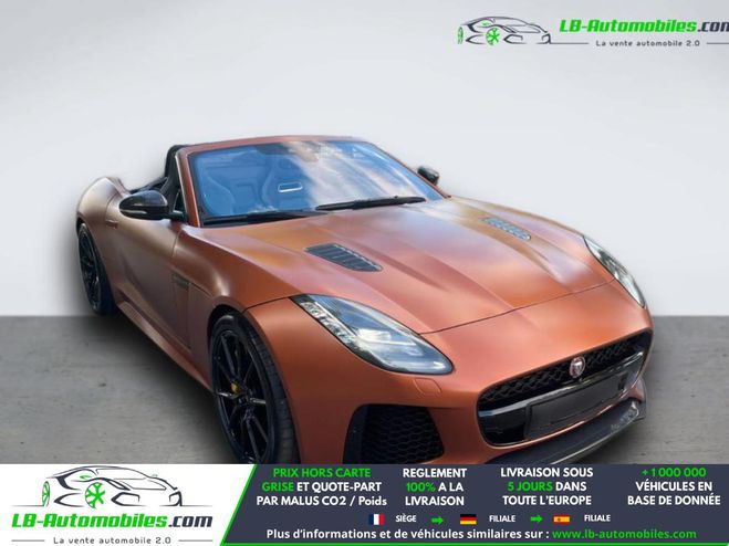 Jaguar F-Type Cabriolet V8 5L  550 ch BVA AWD Or M�tallique de 2019