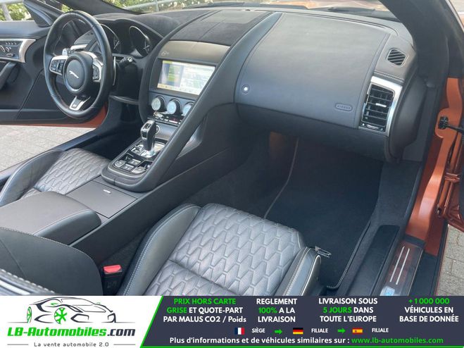 Jaguar F-Type Cabriolet V8 5L  550 ch BVA AWD Or M�tallique de 2019