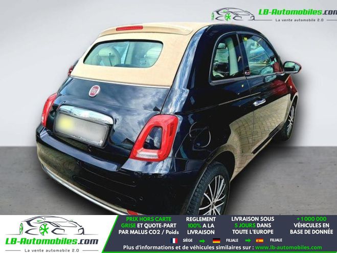 Fiat 500 1.2 69 ch BVM Noir de 2017