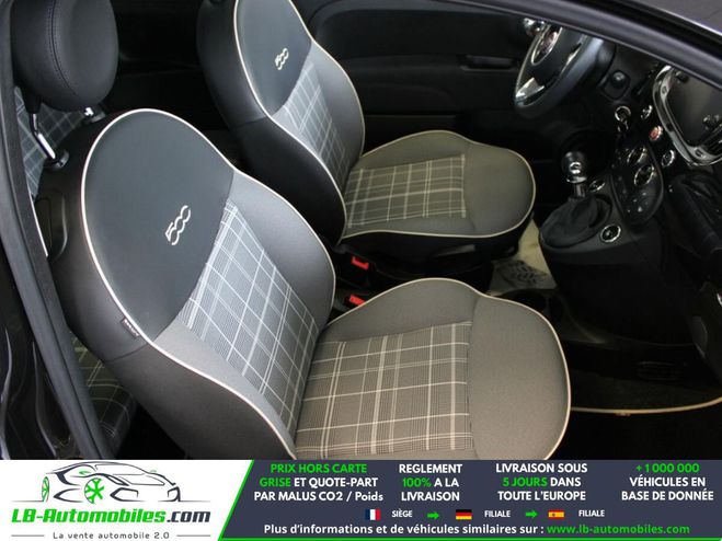 Fiat 500 1.2 69 ch BVM Noir de 2018